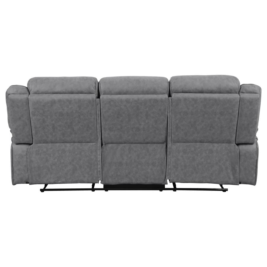 Higgins Grey 3 Pc Motion Sofa Set - furniture place usa