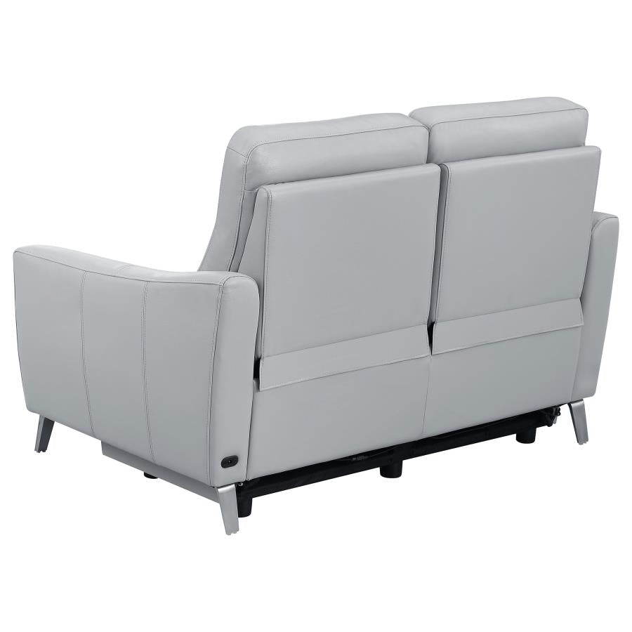 Derek Grey 2 Pc Power Sofa Set - furniture place usa