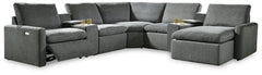Hartsdale 7-Piece Power Reclining Sectional - furniture place usa