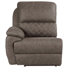 Variel Brown Laf Recliner - furniture place usa