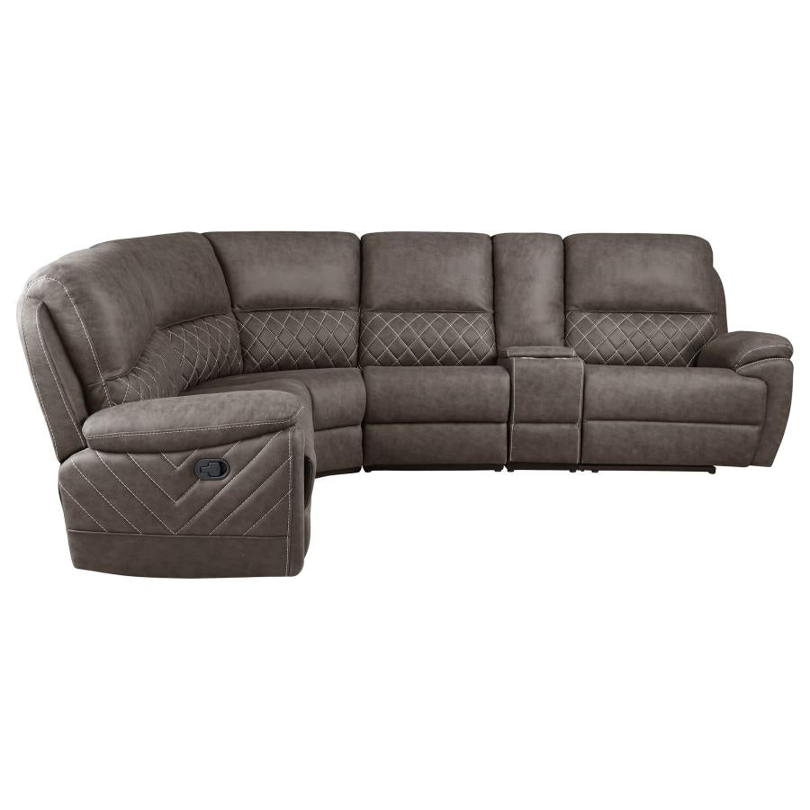 Variel Brown Laf Recliner - furniture place usa