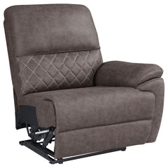 Variel Brown Raf Recliner - furniture place usa