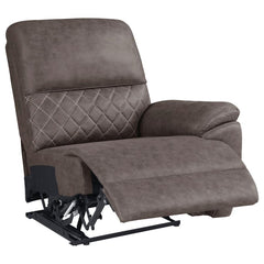 Variel Brown Raf Recliner - furniture place usa