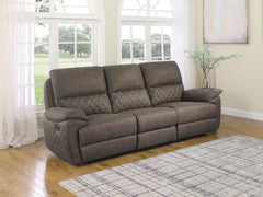 Variel Brown Motion Sofa - furniture place usa