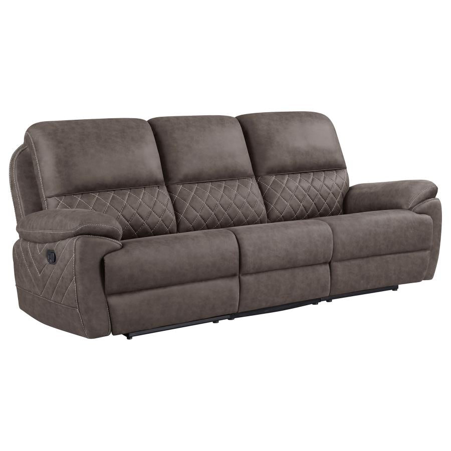 Variel Brown Motion Sofa - furniture place usa