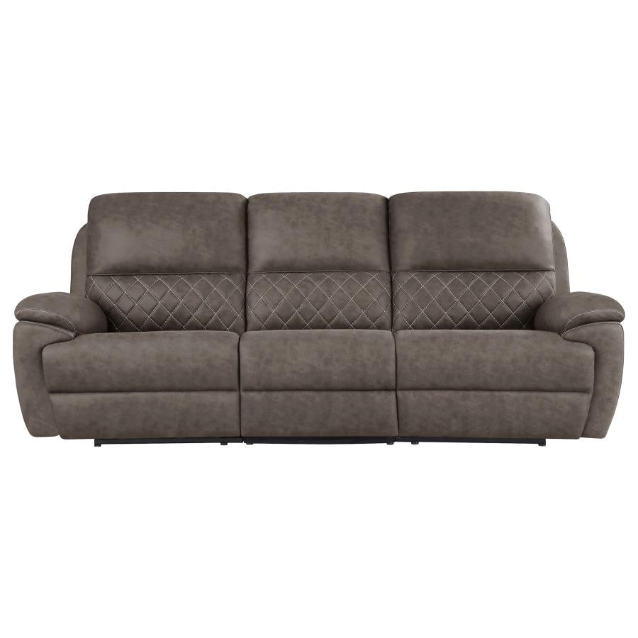 Variel Brown Motion Sofa - furniture place usa