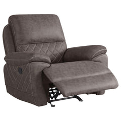 Variel Brown Glider Recliner - furniture place usa