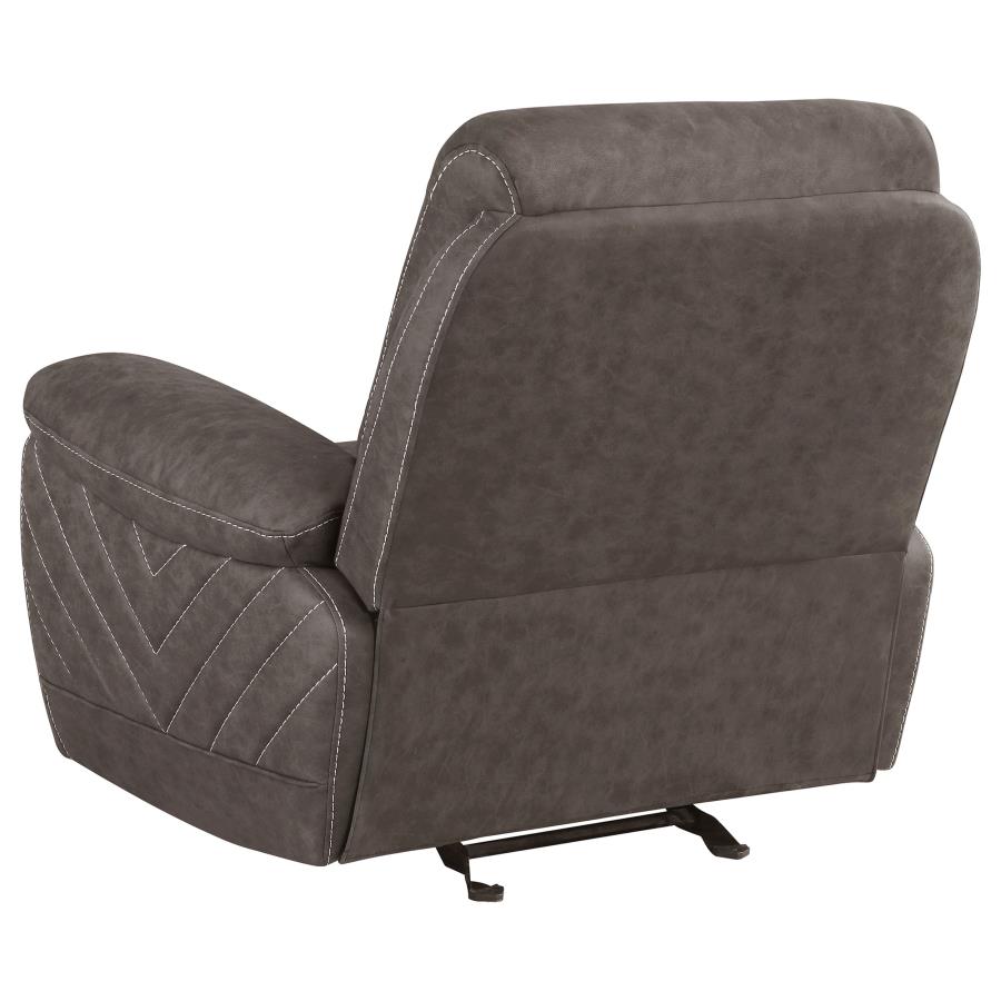 Variel Brown Glider Recliner - furniture place usa