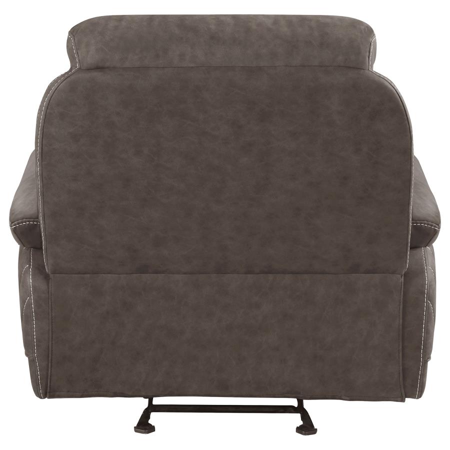 Variel Brown Glider Recliner - furniture place usa