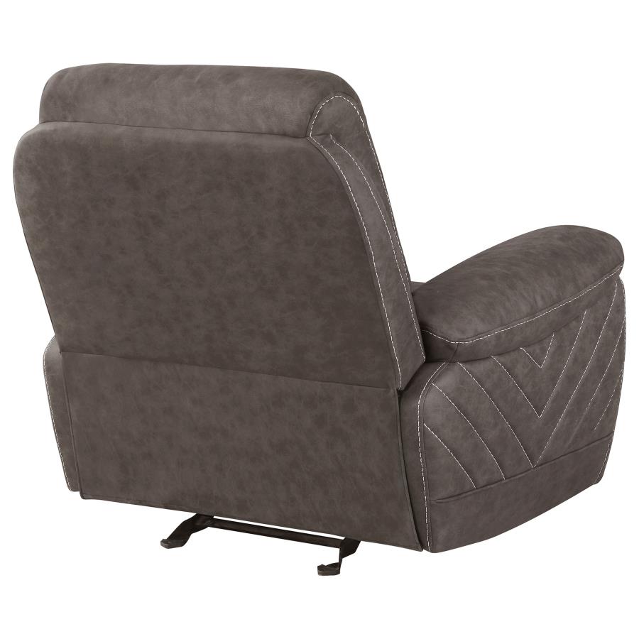 Variel Brown Glider Recliner - furniture place usa