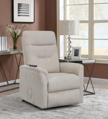 Henrietta Beige Power Lift Massage Chair - furniture place usa