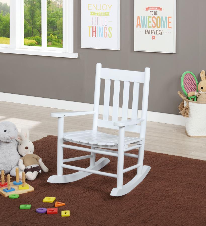 Annie White Kids Rocking Chair - furniture place usa