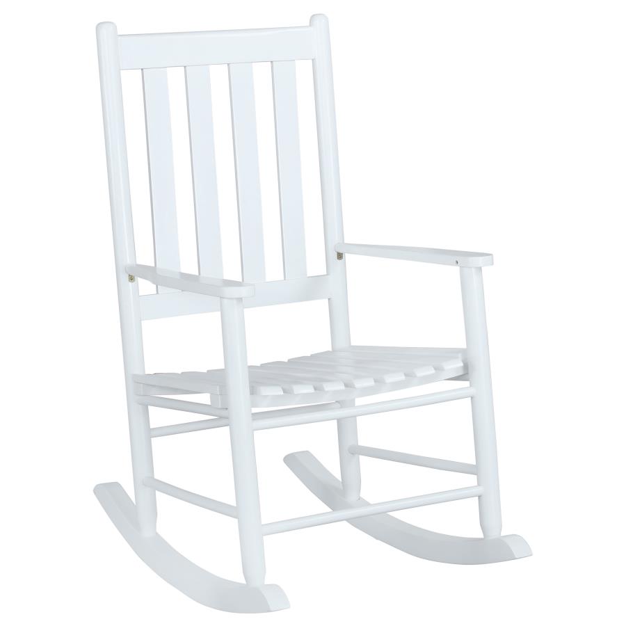 Annie White Rocking Chair - furniture place usa