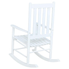 Annie White Rocking Chair - furniture place usa