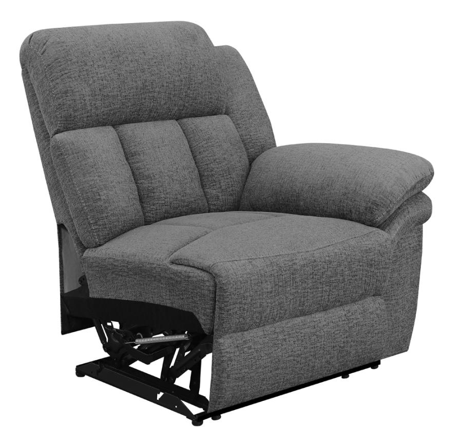 Bahrain Grey Raf Recliner - furniture place usa