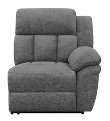 Bahrain Grey Raf Recliner - furniture place usa