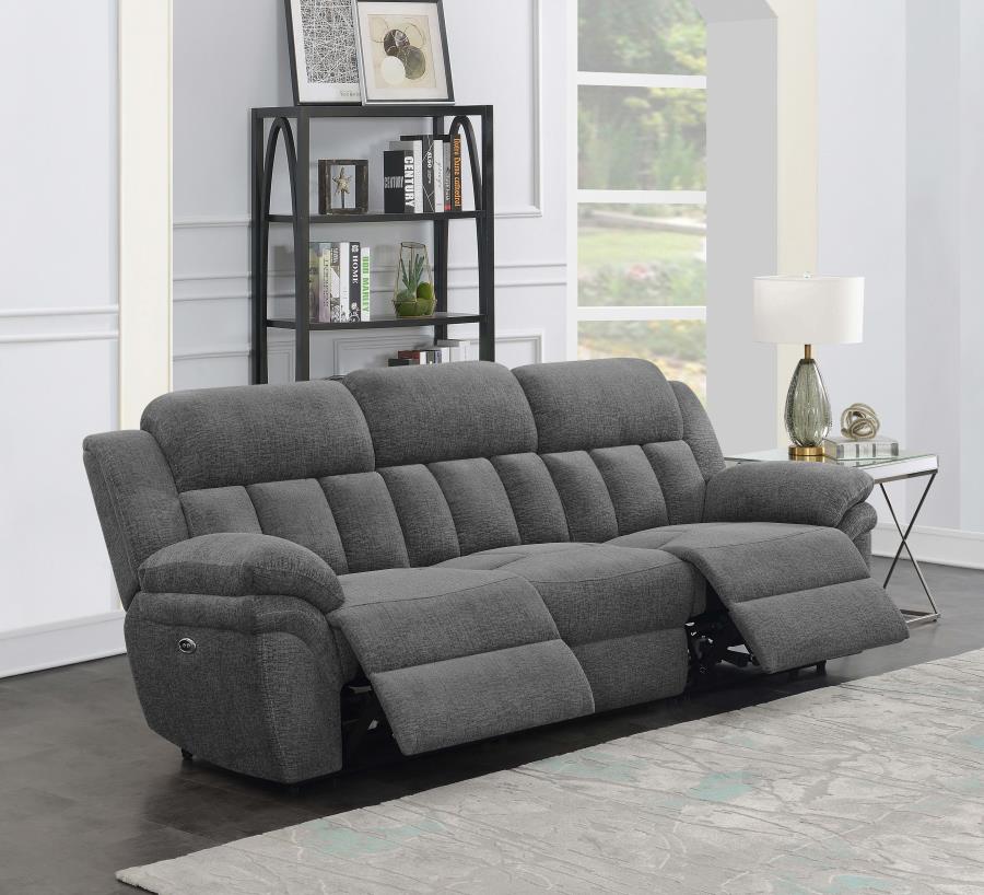 Bahrain Grey Power Sofa - furniture place usa