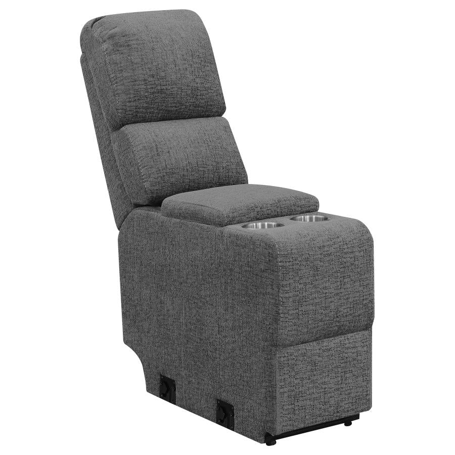 Bahrain Grey 5 Pc Theater Seating (3r) - furniture place usa