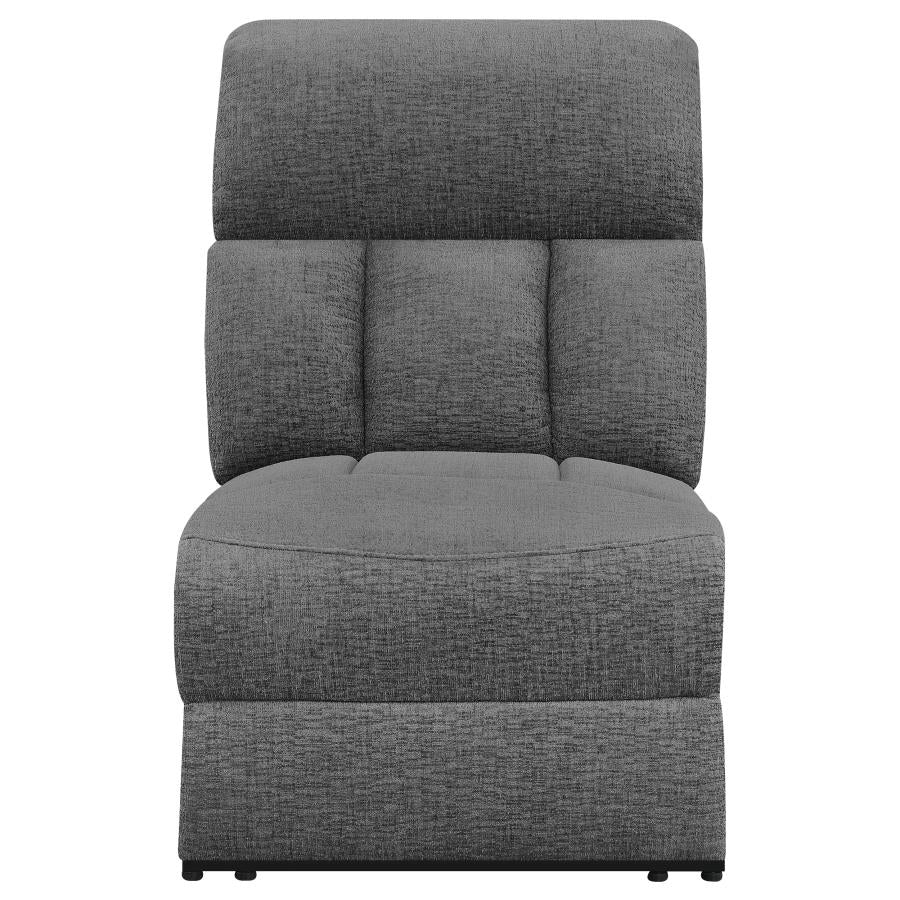 Bahrain Grey 5 Pc Theater Seating (3r) - furniture place usa