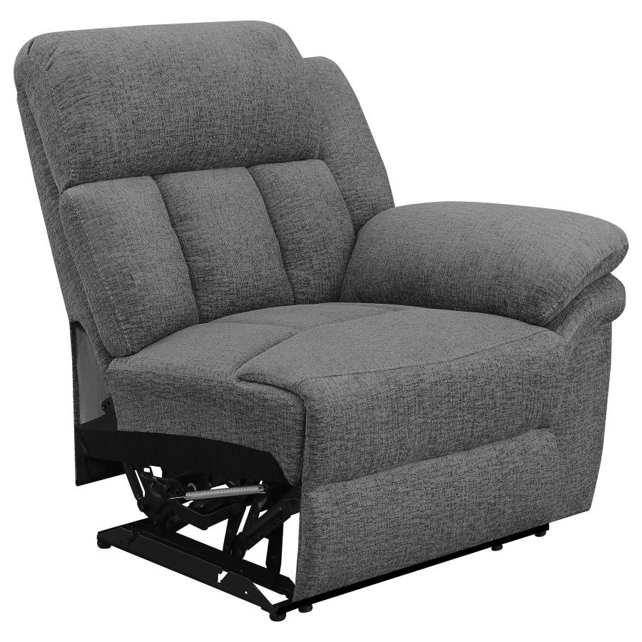 Bahrain Grey 5 Pc Theater Seating (3r) - furniture place usa