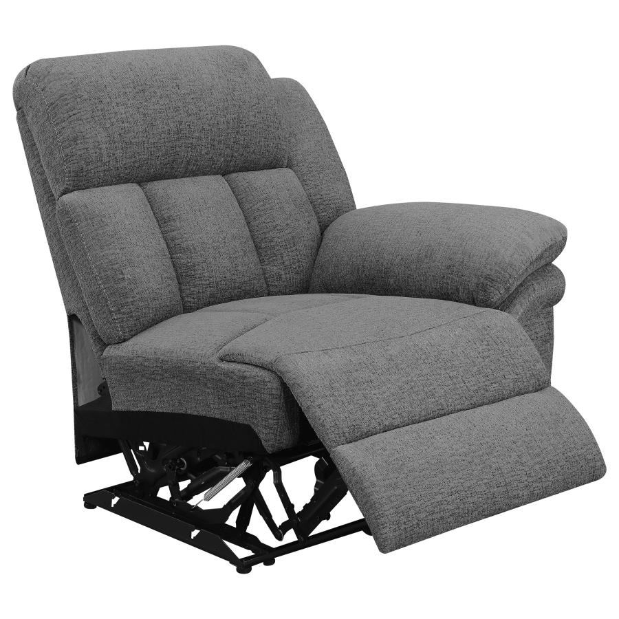 Bahrain Grey 5 Pc Theater Seating (3r) - furniture place usa