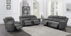 Bahrain Grey Power Glider Recliner - furniture place usa