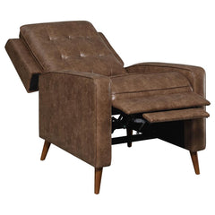 Davidson Brown Push Back Recliner - furniture place usa