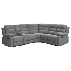 David Grey 3 Pc Motion Sectional - furniture place usa