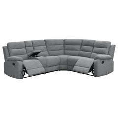 David Grey 3 Pc Motion Sectional - furniture place usa