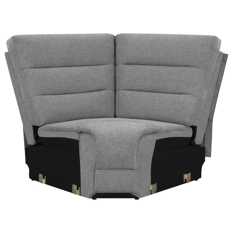 David Grey 3 Pc Motion Sectional - furniture place usa