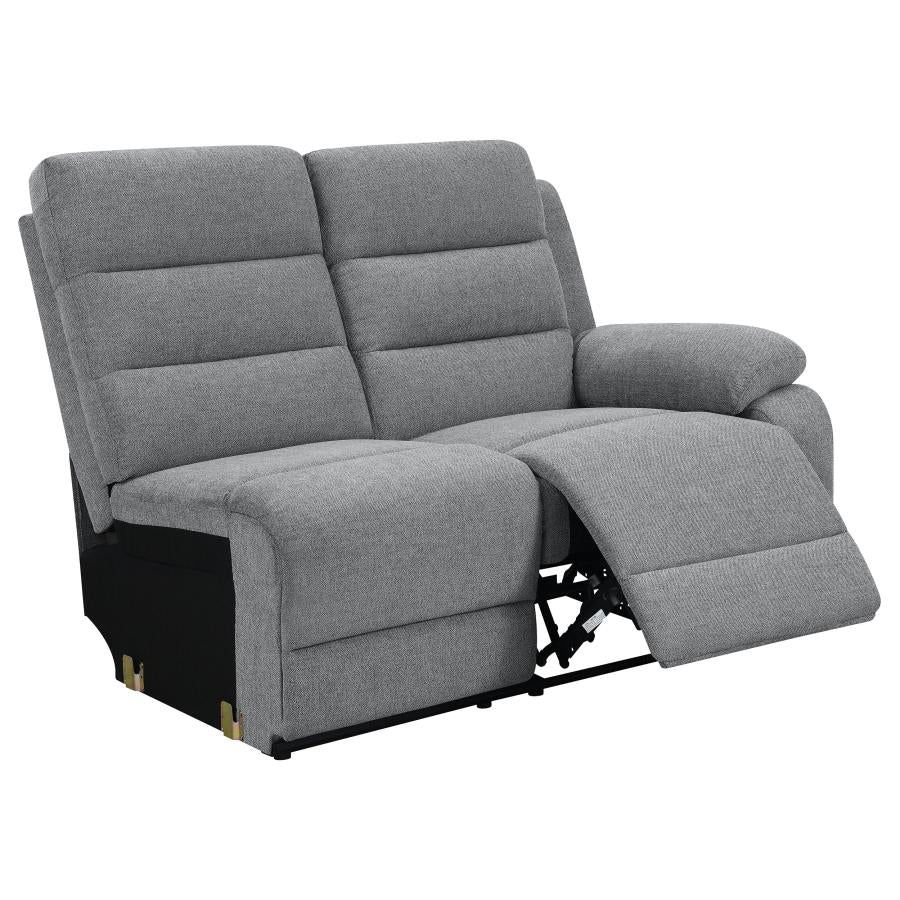 David Grey 3 Pc Motion Sectional - furniture place usa