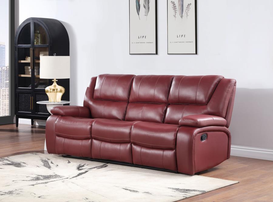 Camila Red Motion Sofa - furniture place usa