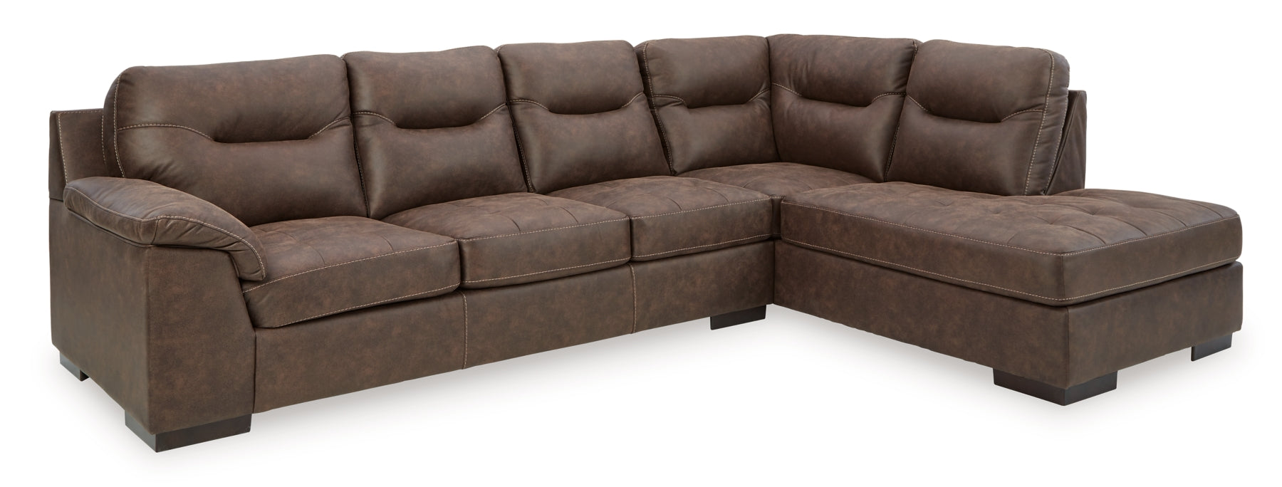 Maderla 2-Piece Sectional with Ottoman - PKG010996 - furniture place usa