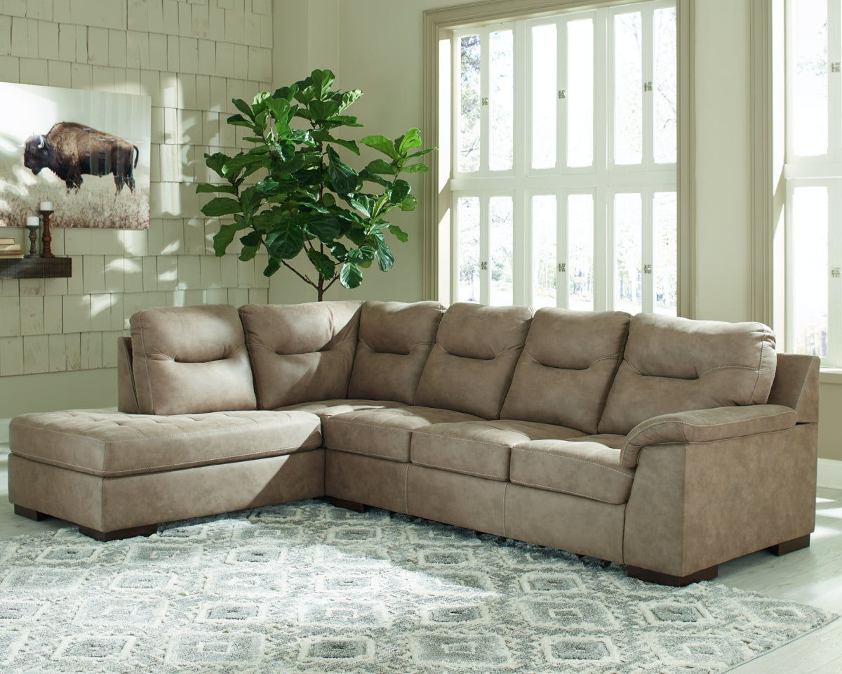Maderla 2-Piece Sectional with Chaise - 62003S1 - furniture place usa