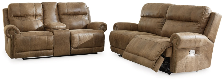 Grearview Sofa and Loveseat - furniture place usa