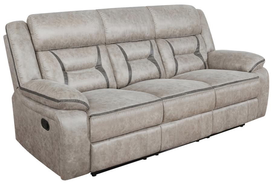 Greer Beige 2 Pc Motion Sofa Set - furniture place usa