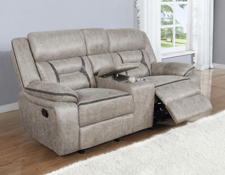 Greer Beige 2 Pc Motion Sofa Set - furniture place usa