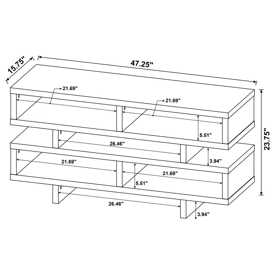 Parker Brown 48" Tv Stand - furniture place usa