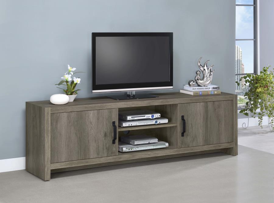 Burke Grey 71" Tv Stand - furniture place usa