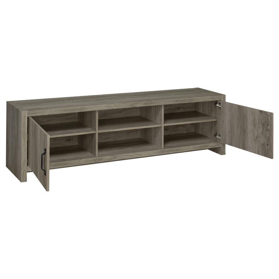 Burke Grey 71" Tv Stand - furniture place usa