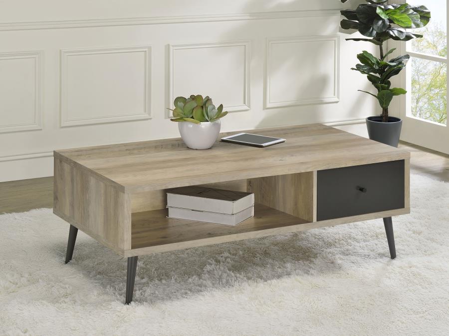 Welsh Brown Coffee Table - furniture place usa