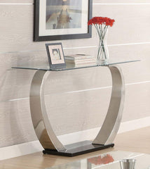 Pruitt Silver Sofa Table - furniture place usa