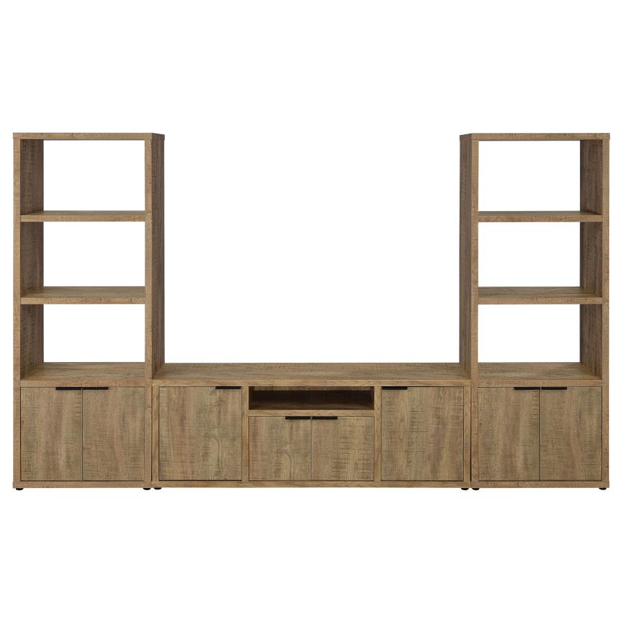 Tabby Brown 3 Pc Entertainment Center - furniture place usa