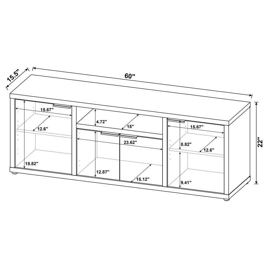 Tabby Brown 3 Pc Entertainment Center - furniture place usa