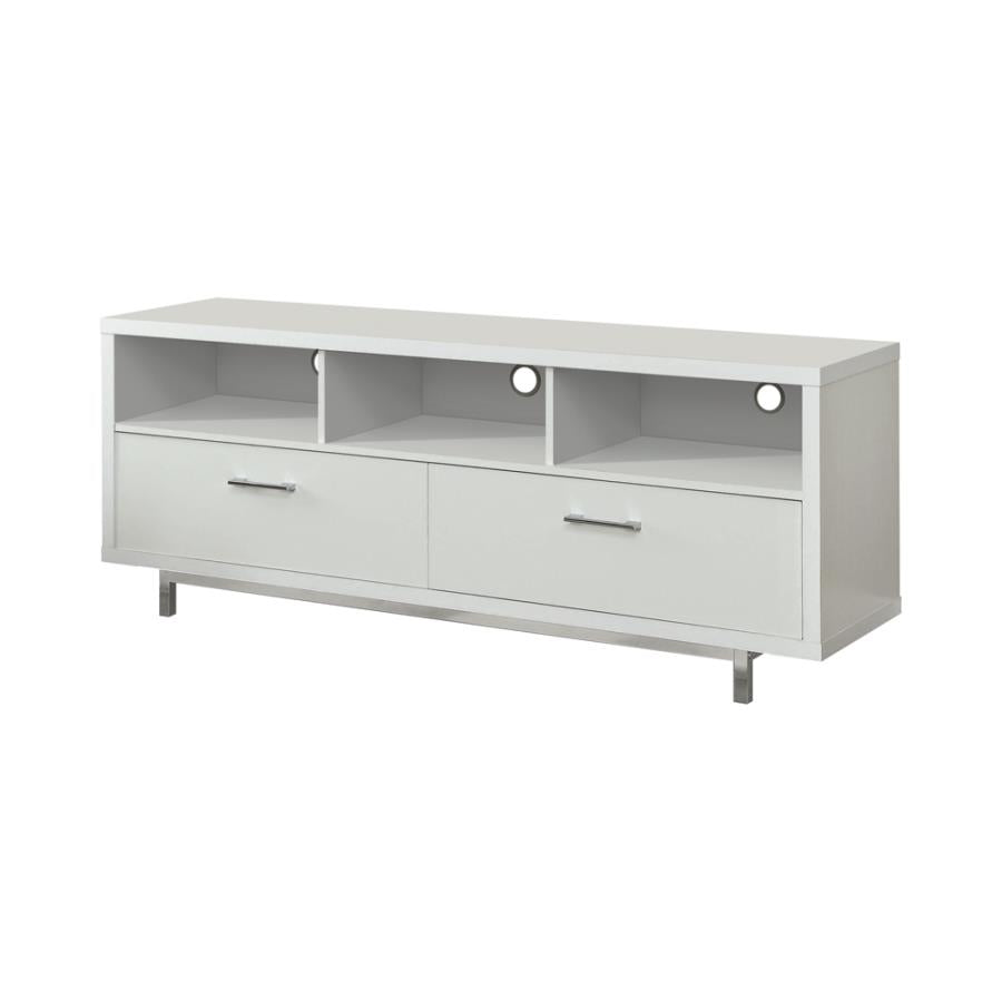 Casey White 60" Tv Stand - furniture place usa