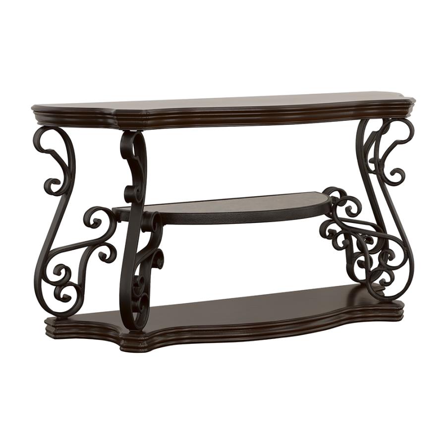 Laney Brown Sofa Table - furniture place usa