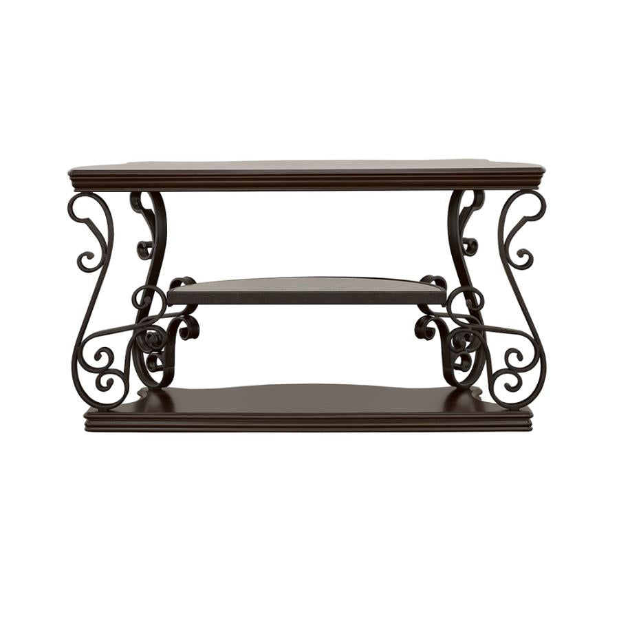 Laney Brown Sofa Table - furniture place usa