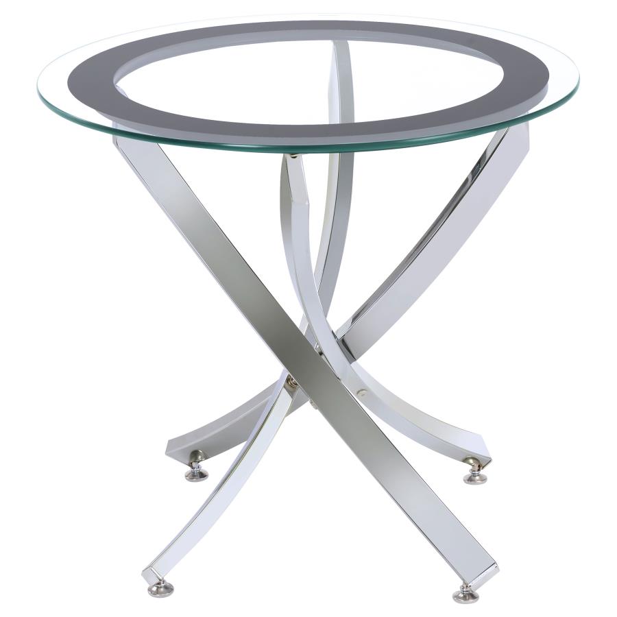 Brooke Silver End Table - furniture place usa