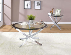 Brooke Silver End Table - furniture place usa