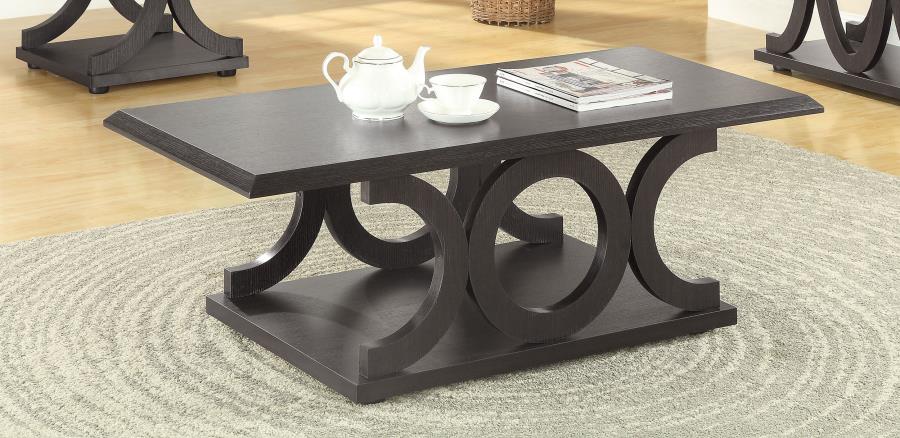 Shelly Brown Coffee Table - furniture place usa